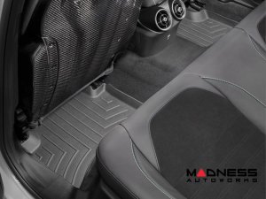 Alfa Romeo Giulia Floor Liners - WeatherTech - Black - Rear - RWD Alfa Romeo Giulia Floor Liners - WeatherTech - Black - Rear - RWD
